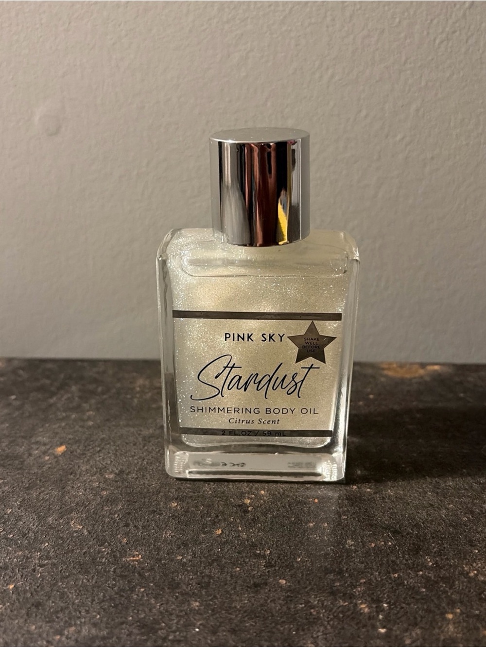 Pink Sky Stardust Shimmering Body Oil - Iridescent Pearl
